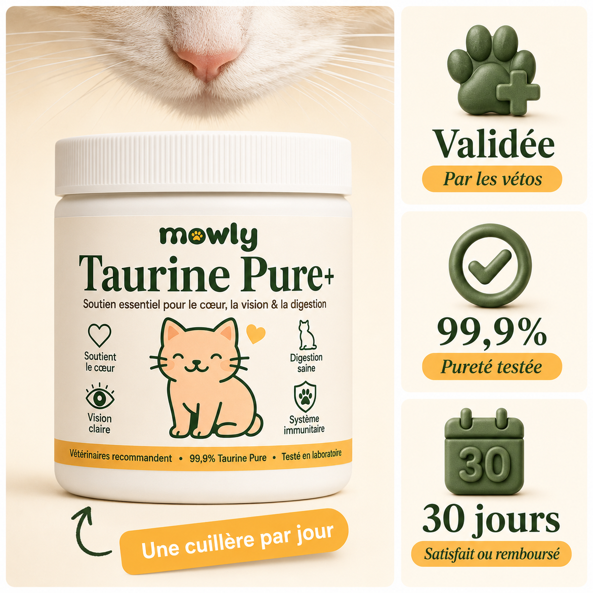 Mowly Taurine Pure+